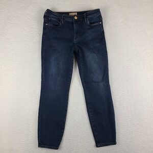 KUT From The Kloth Jeans Womens 8 Blue Charlize Cigarette Leg High Rise Denim‎